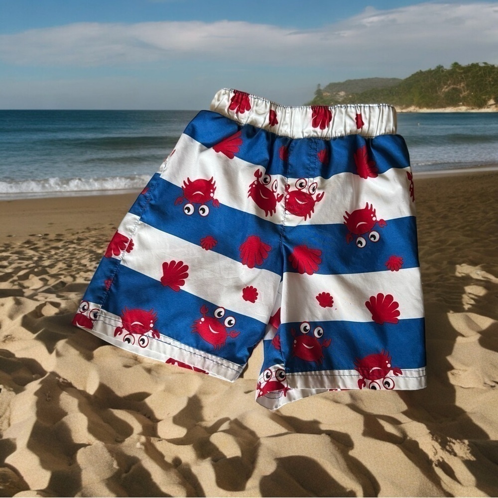 Toddler crab swim trunks by wippette - Picture 4 of 6
